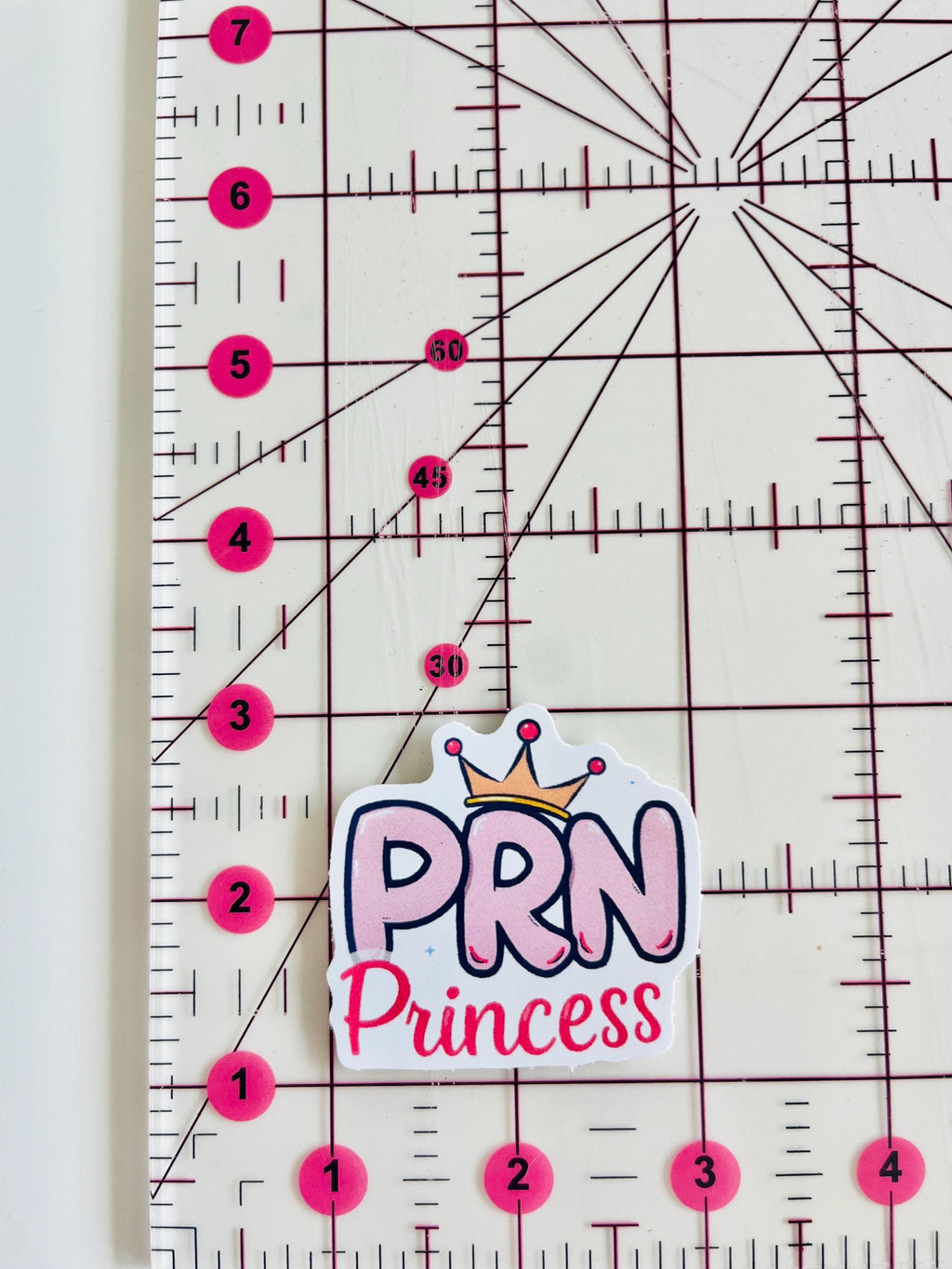 PRN Princess Nurse Sticker - Medical Decal