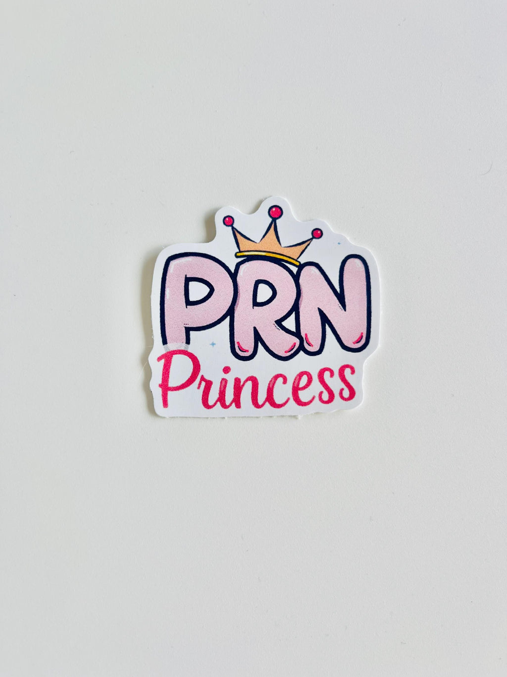 PRN Princess Nurse Sticker - Medical Decal