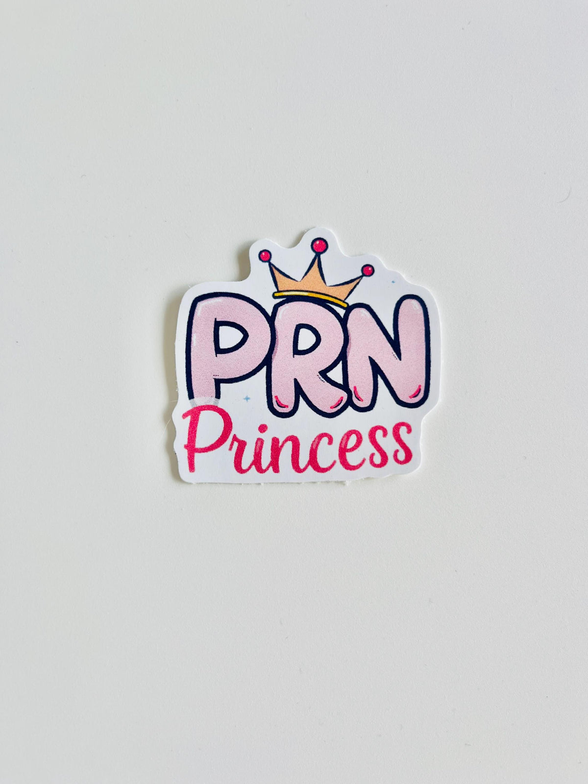 PRN Princess Nurse Sticker - Medical Decal