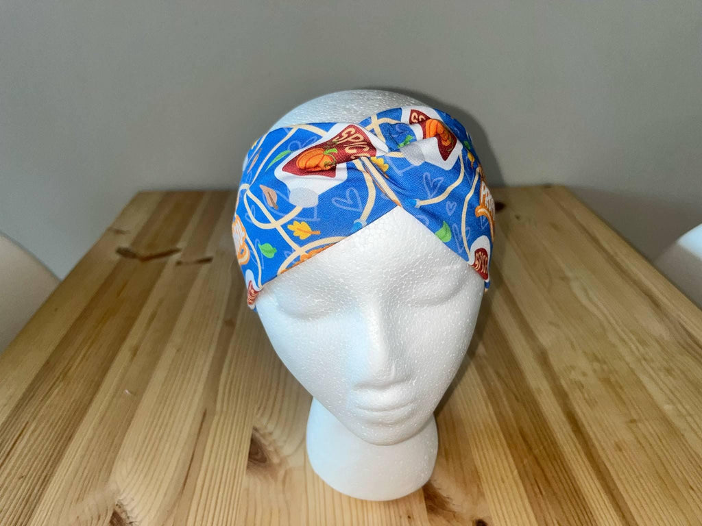 Pumpkin Spice Propofol Print Headband: Funny Healthcare Turban