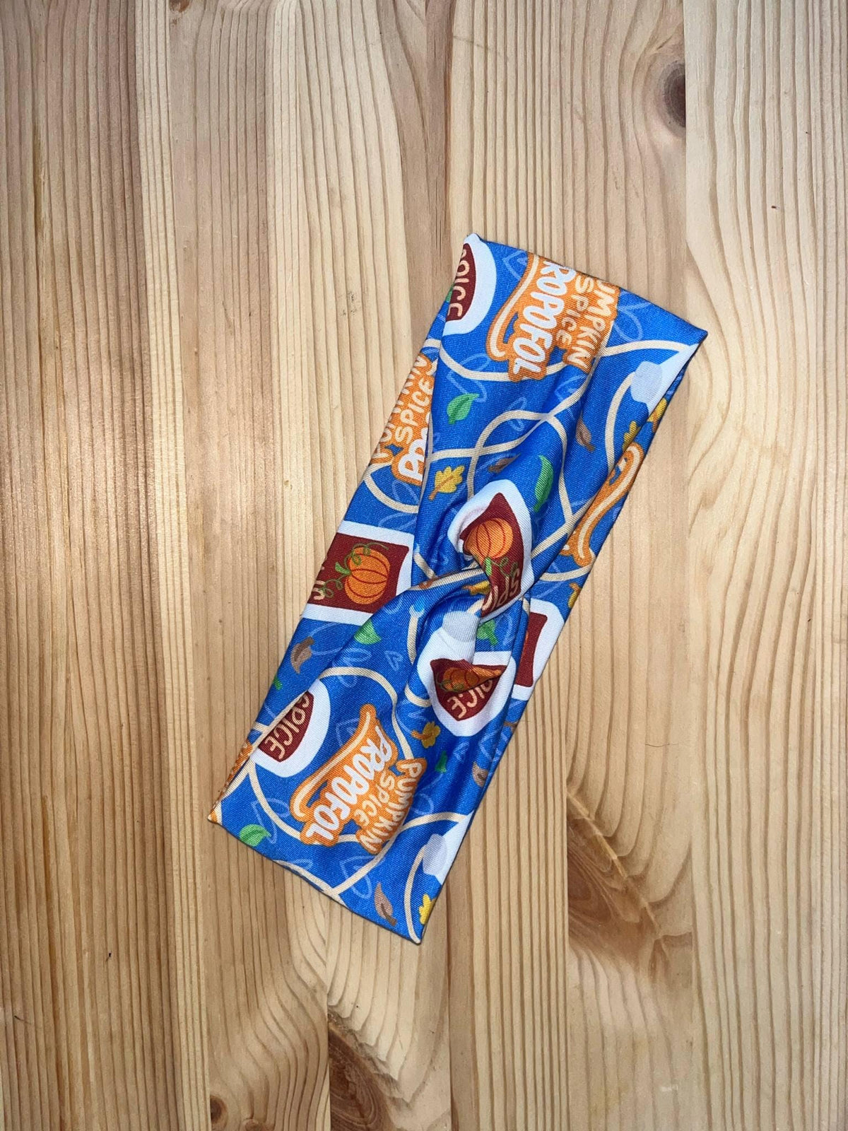 Pumpkin Spice Propofol Print Headband: Funny Healthcare Turban
