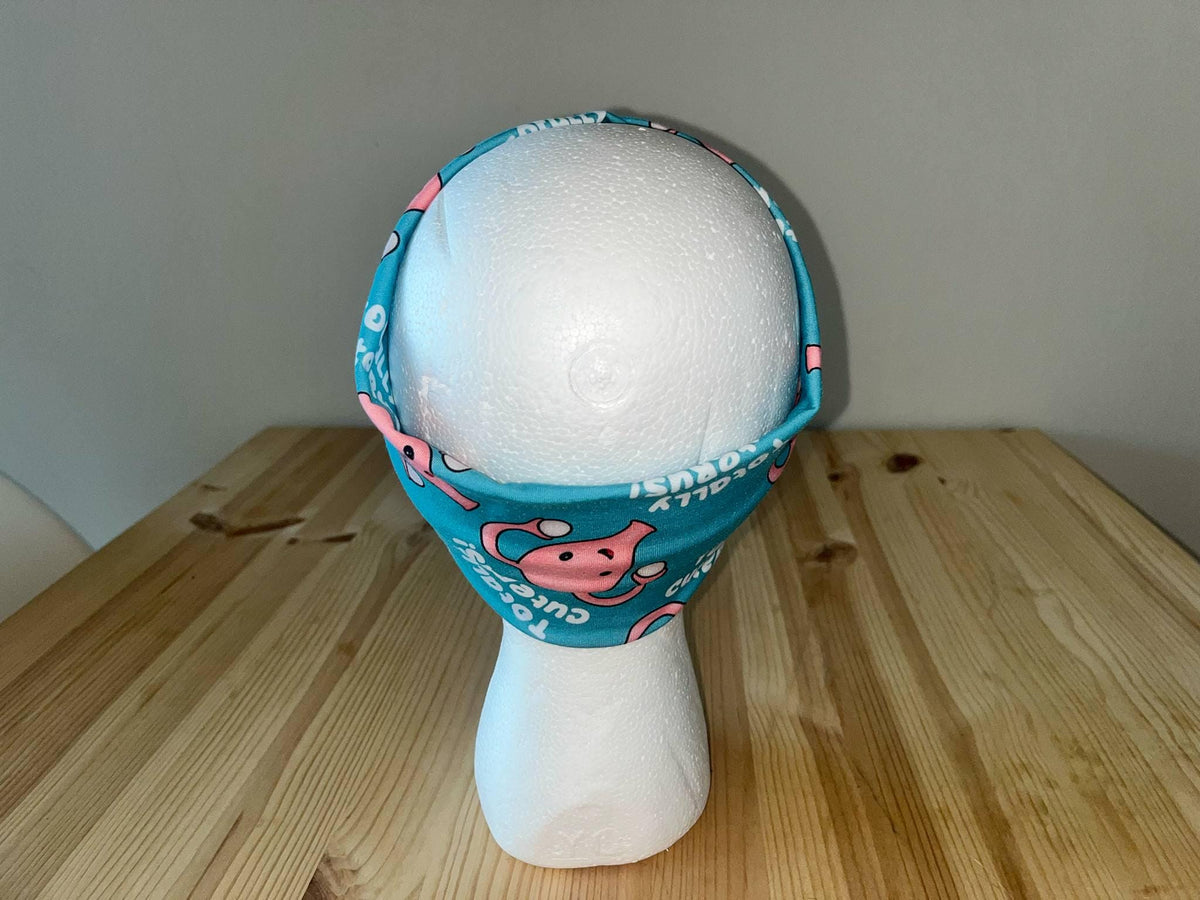 Uterus Print Twist Turban Headband – OBGYN Nurse Gift