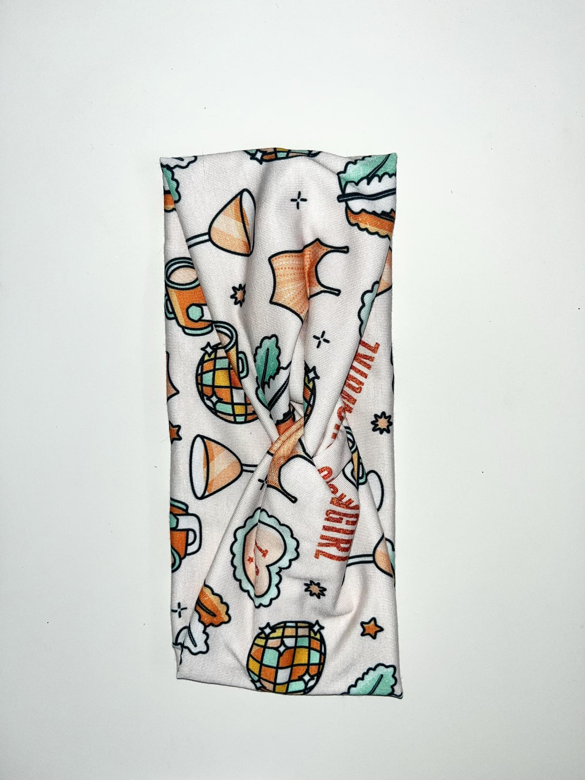 Showgirl Popstar Music Celebrity Print Twist Headband