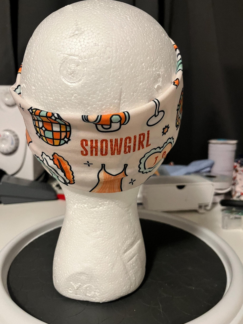 Showgirl Popstar Music Celebrity Print Twist Headband