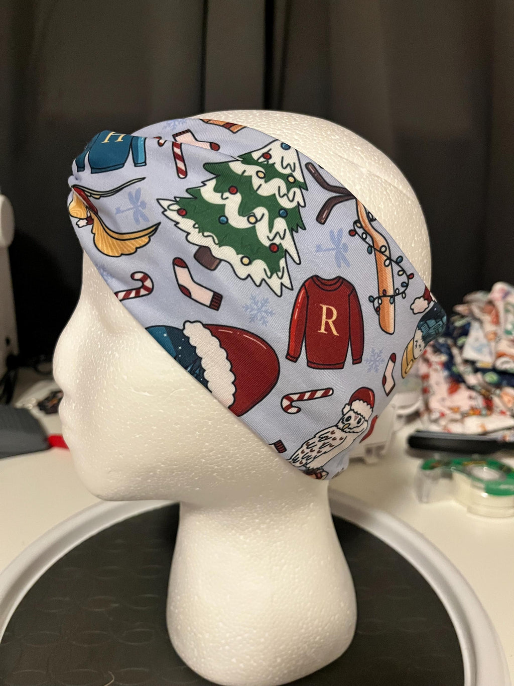 Magic Fantasy Wizard Christmas Winter Print Headband
