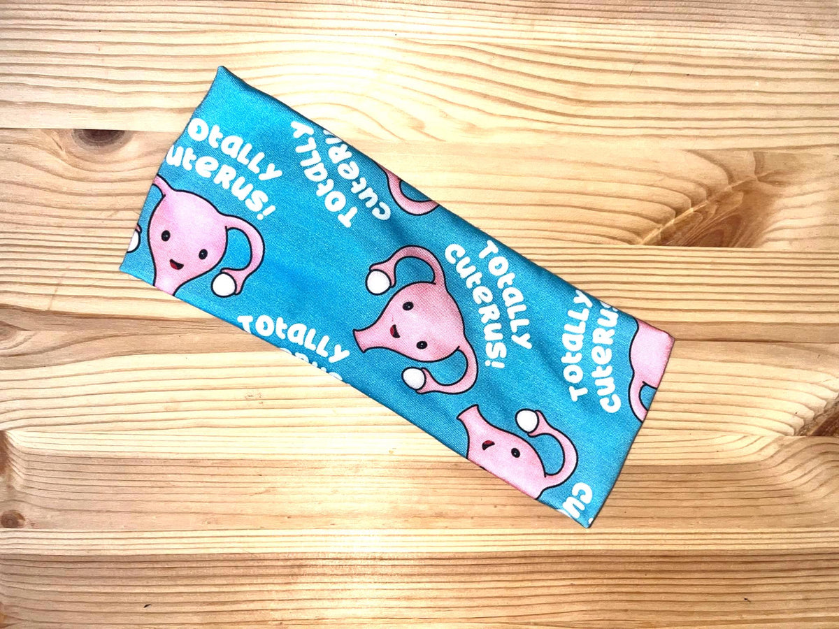 Uterus Print Twist Turban Headband – OBGYN Nurse Gift
