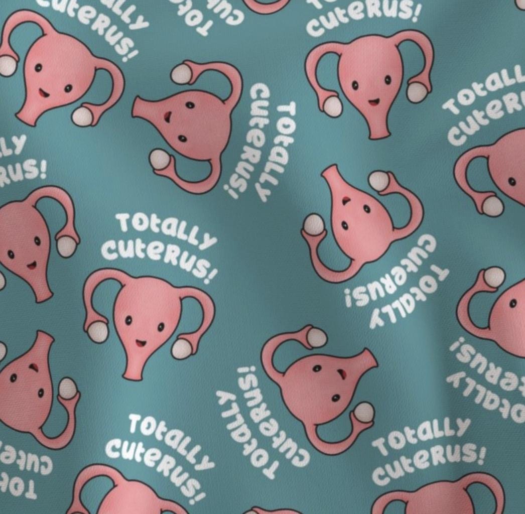 Uterus Print Twist Turban Headband – OBGYN Nurse Gift