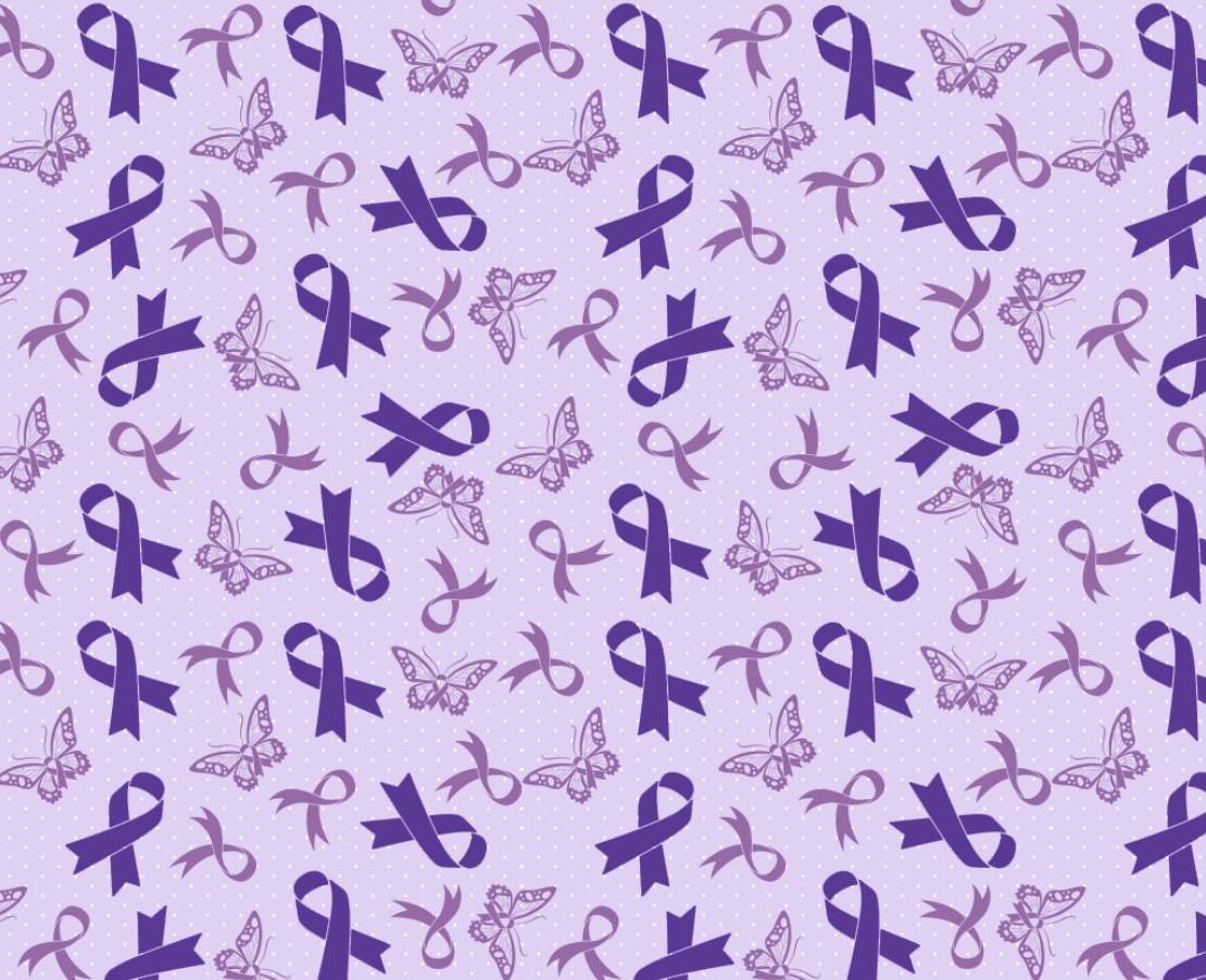Purple Butterfly Memory Alzheimer's Dementia Major Neurocognitive Print Scrub Cap Euro, Euro Ponytail and Tie Back Optional Satin Lining