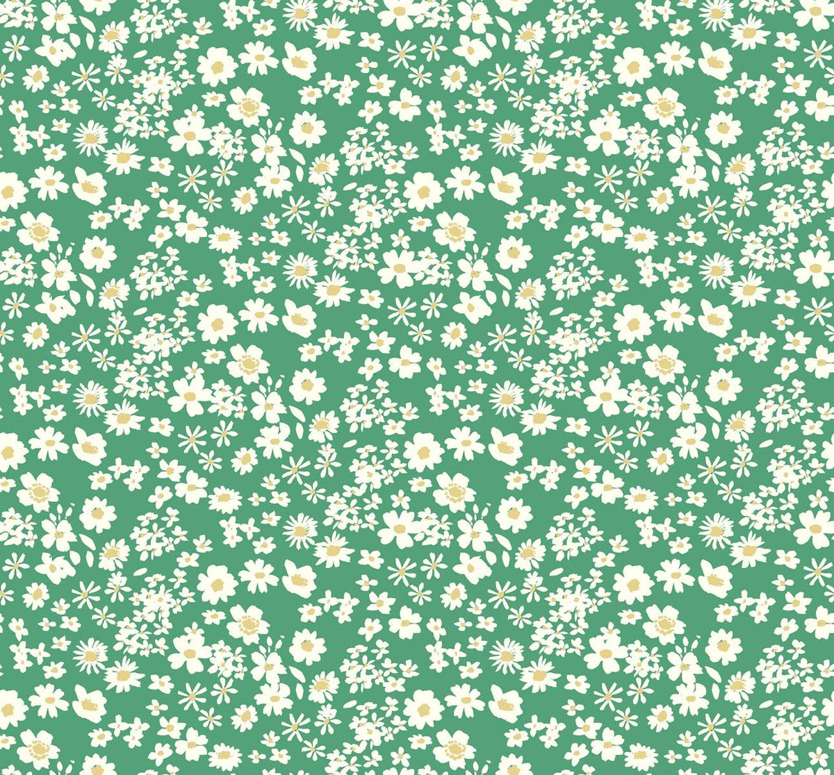 Daisy Floral Ponytail Scrub Cap: Euro Bouffant Style, Handmade Cotton