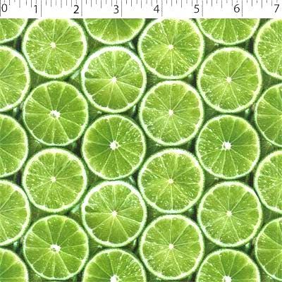 Citrus Lime Summer Spring Fun Fruit Print Scrub Cap Euro, Euro Ponytail and Tie Back Optional Satin Lining