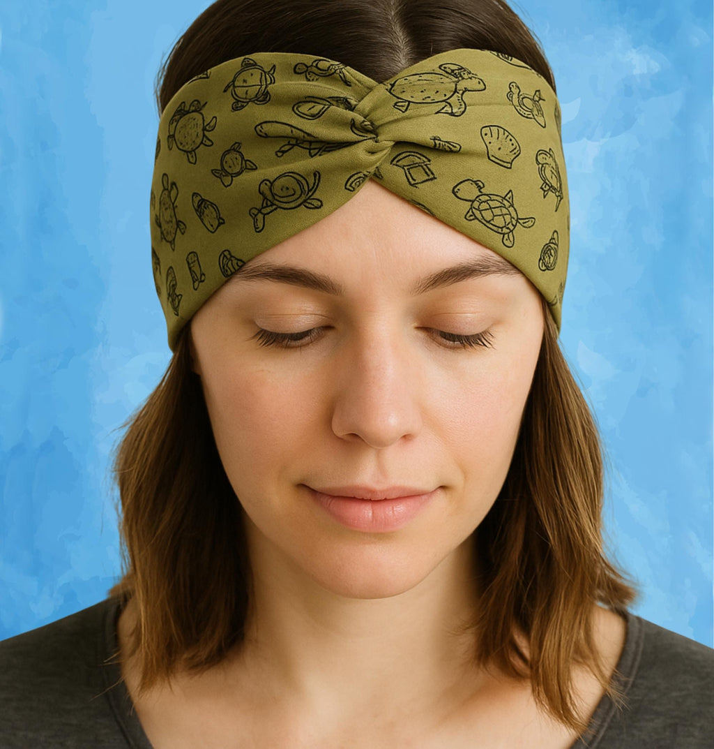 Coquette Summer Floral Hotdog Food Print Twist Headband Bandana Hair accessories accessory