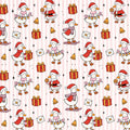 Goose Being Silly Christmas Holiday Funny Novelty Print Scrub Cap Euro, Euro Ponytail and Tie Back Optional Satin Lining