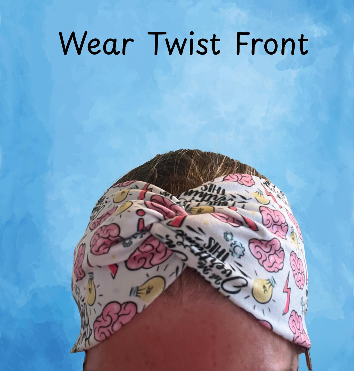 Pink Green Pickle Coquette Girl Bow Foodie Food Print Headband Wide Twist Soft Wear Two Ways Hair Accessory Easy Hairstyles