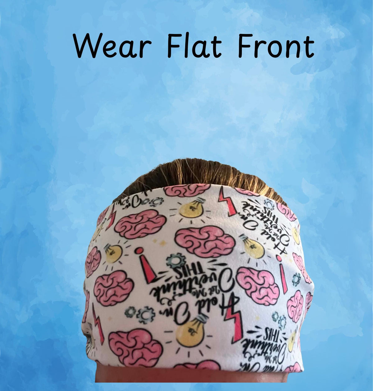 Bat Purple Spooky Halloween Autumn Fall Print Headband Wide Twist Soft Wear Two Ways Hair Accessory Easy Hairstyles