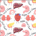 Punny Organ Anatomy Scrub Cap Funny Medical Organs Print Surgical Cap for Nurses, Doctors, Surgeons & Students | Euro, Ponytail and Tie Back