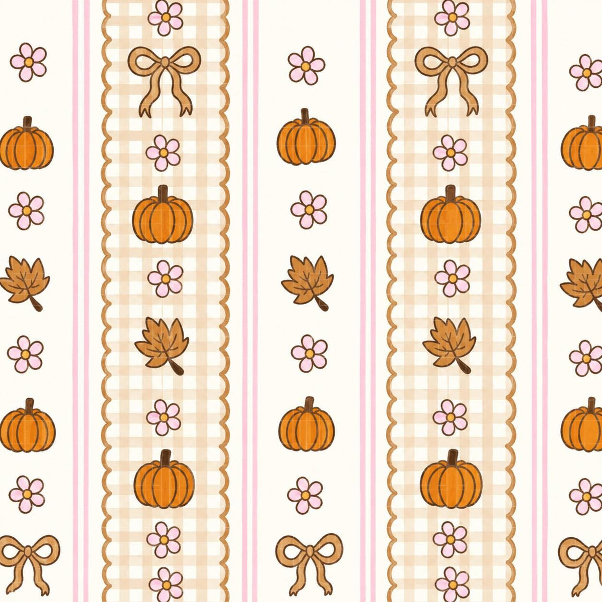 Coquette Cottagecore Pumpkin Autumn Fall Flower Leaves Halloween Print Scrub Cap Euro, Euro Ponytail and Tie Back Optional Satin Lining