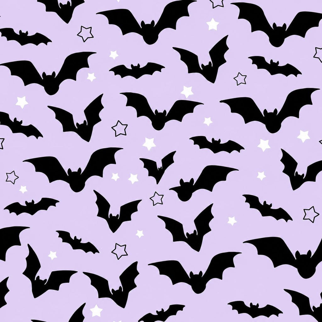 Bat Purple Spooky Halloween Autumn Fall Print Headband Wide Twist Soft Wear Two Ways Hair Accessory Easy Hairstyles
