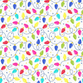 Rainbow Christmas Lights Holiday Print Scrub Cap Euro, Euro Ponytail and Tie Back Optional Satin Lining
